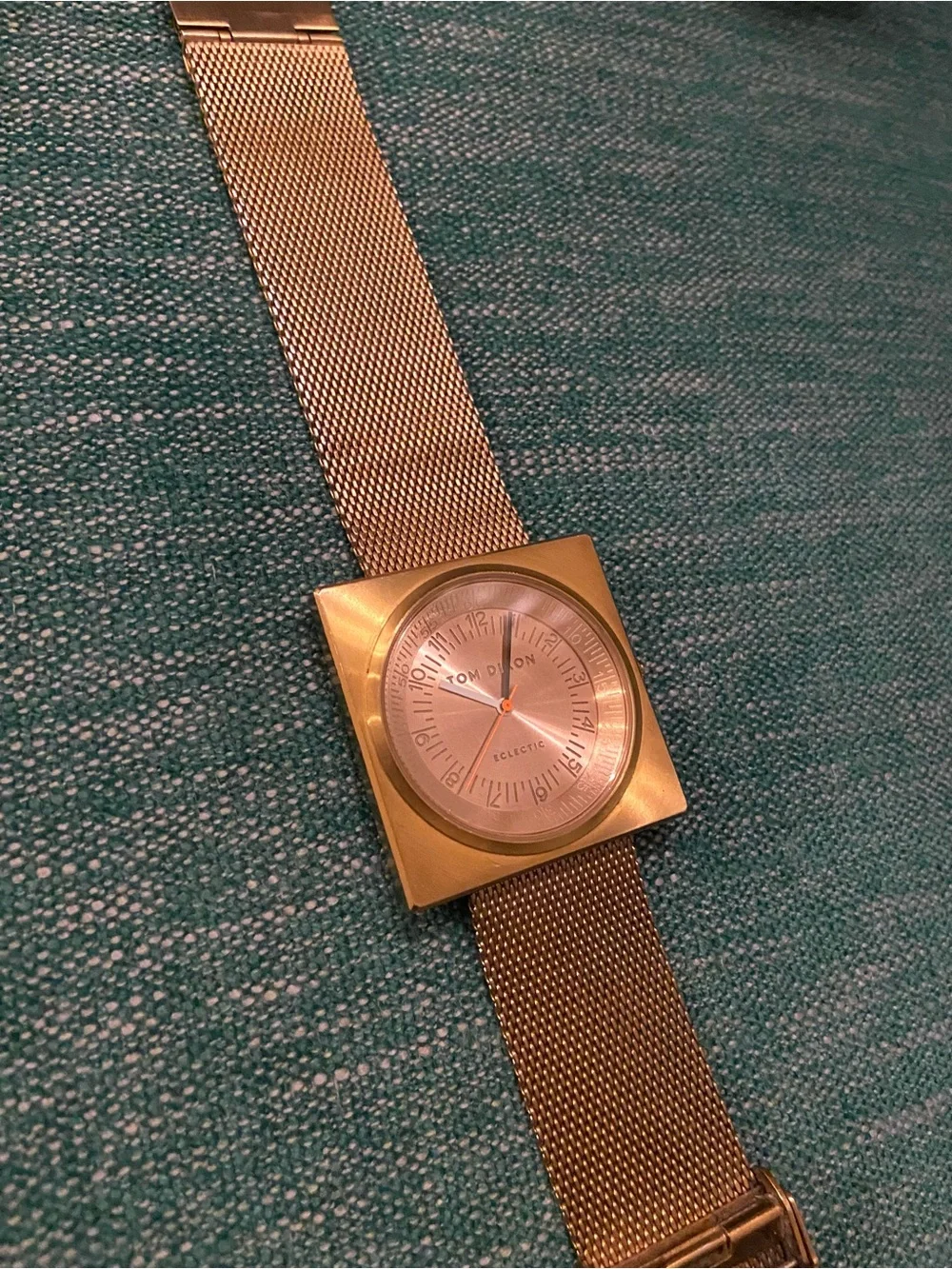 Tom Dixon Rose Gold stainless steel Block Watch